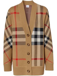 Burberry кардиган в клетку Vintage Check