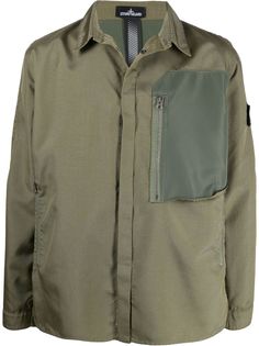 Stone Island Shadow Project легкая куртка на пуговицах