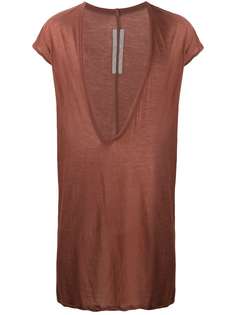 Rick Owens deep v-neck loose fit vest