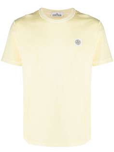 Stone Island футболка с вышитым логотипом