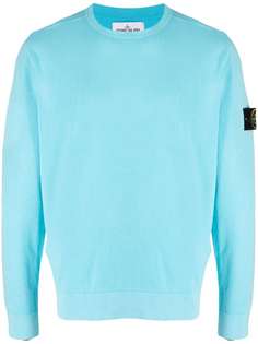 Stone Island толстовка с нашивкой-логотипом