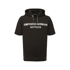 Хлопковое худи Emporio Armani