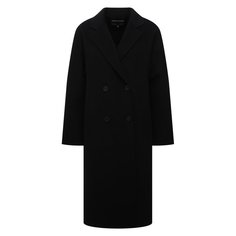 Шерстяное пальто Emporio Armani