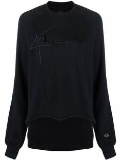 Rick Owens толстовка с вышитым логотипом