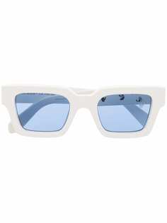Off-White солнцезащитные очки в оправе с логотипом