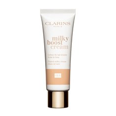 Тональный крем с эффектом сияния Milky Boost Cream, 03.5 Clarins