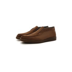 Замшевые ботинки Santoni