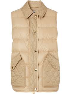 Burberry дутый жилет