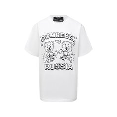 Хлопковая футболка DOMREBEL