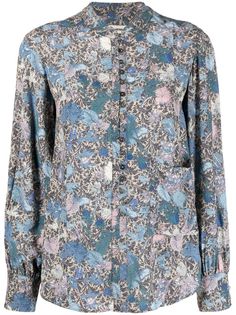 Zadig&Voltaire блузка с цветочным принтом