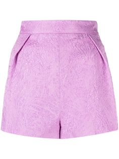 MSGM жаккардовые шорты с завышенной талией