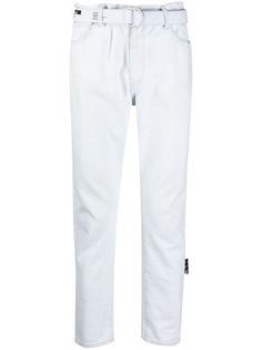 Off-White прямые джинсы средней посадки