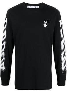 Off-White футболка Spray Marker с логотипом Arrows