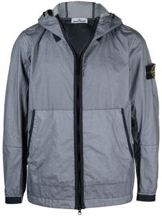 Stone Island куртка с нашивкой-логотипом