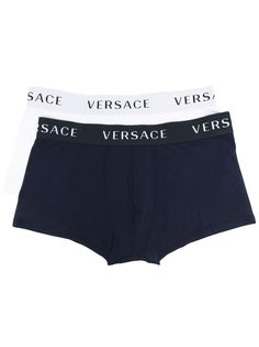 Versace боксеры с логотипом на поясе