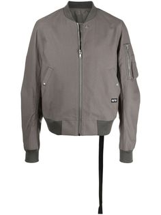 Rick Owens бомбер с карманом на рукаве