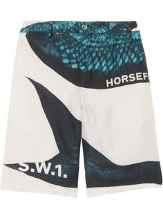 Burberry шорты с принтом