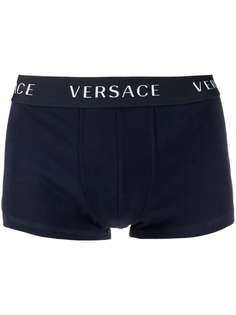 Versace боксеры с логотипом на поясе