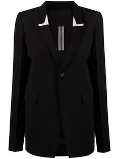 Rick Owens однобортный блейзер