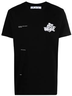 Off-White футболка Adam Is Eve с логотипом