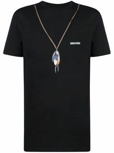 Marcelo Burlon County of Milan футболка с принтом и логотипом