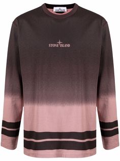 Stone Island топ с длинными рукавами и логотипом