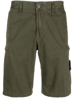 Stone Island шорты с нашивкой-логотипом