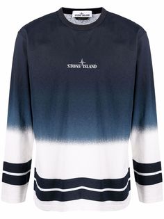 Stone Island топ с длинными рукавами и логотипом