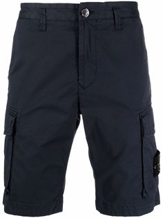 Stone Island шорты карго с нашивкой-логотипом