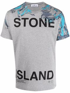 Stone Island футболка с логотипом