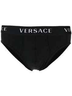 Versace трусы-брифы с логотипом