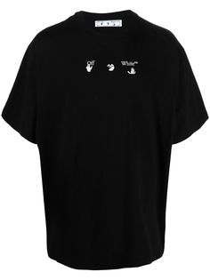 Off-White футболка Black Marker с короткими рукавами