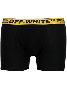 Off-White боксеры с логотипом на поясе