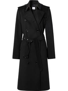 Burberry двубортное кашемировое пальто