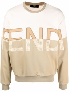 Fendi толстовка с вышитым логотипом