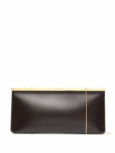 Jil Sander клатч с гравированным логотипом