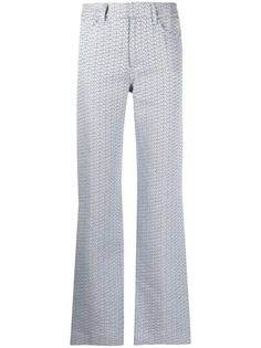 Zadig&Voltaire жаккардовые брюки прямого кроя