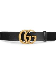 Gucci ремень с логотипом GG на пряжке