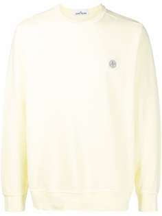 Stone Island толстовка с нашивкой-логотипом