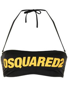 Dsquared2 лиф бикини с логотипом