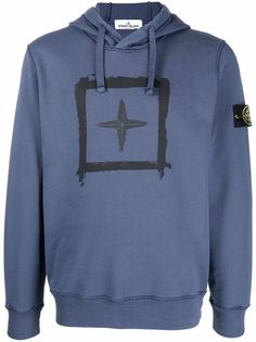 Stone Island худи с логотипом