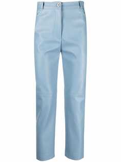 Stella McCartney прямые брюки из искусственной кожи
