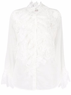 Ermanno Scervino полупрозрачная рубашка