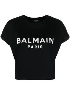 Balmain футболка свободного кроя с логотипом