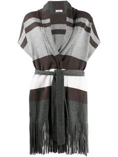 Brunello Cucinelli кардиган с бахромой