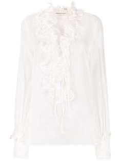 Ermanno Scervino блузка с кружевом