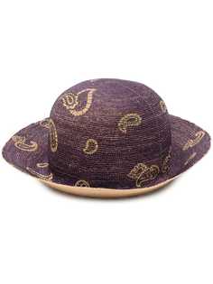 Etro шляпа с принтом пейсли