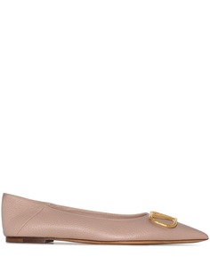 Valentino Garavani балетки с логотипом VLogo