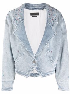 Isabel Marant джинсовая куртка с заклепками