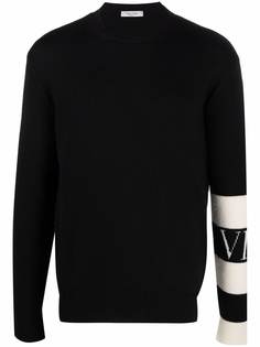 Valentino джемпер с контрастными полосками